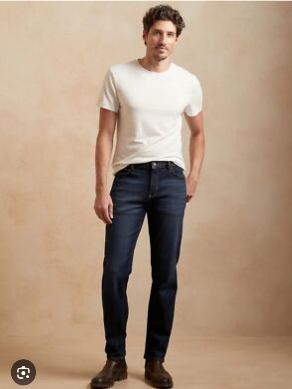Banana Republic Men's Dark Blue Straight Jeans